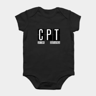 CPT - Cape Town South Africa Souvenir or Gift Shirt Apparel Baby Bodysuit